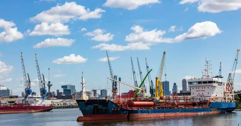 Hafen von Rotterdam - Containerlogistik