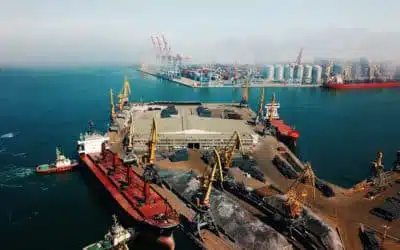 Hafen mit Terminal